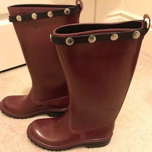 FURLA mulberry coloured rainboots☔️